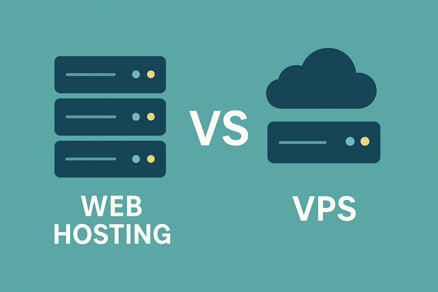 เปรียบเทียบ Web Hosting กับ VPS โดย Topvery