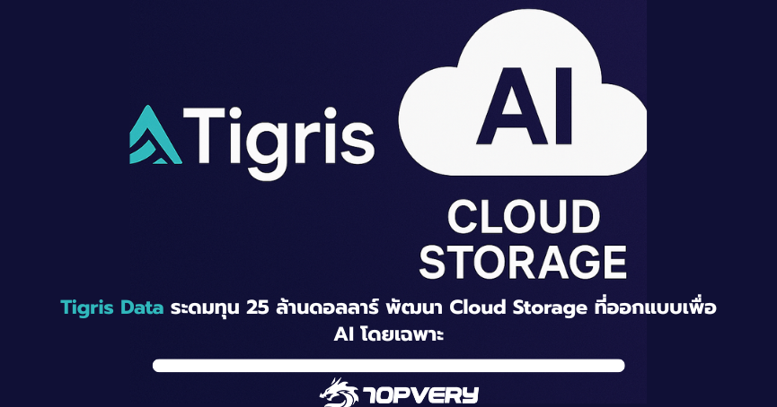 Tigris Data ระดมทุน 25 ล้านดอลลาร์ พัฒนา Cloud Storage ที่ออกแบบเพื่อ AI โดยเฉพาะ